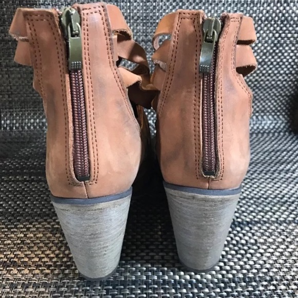 Free People Hybrid Strappy Leather Ankle Boot 41 - Picture 5 of 8